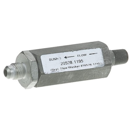 Flow Control Assy1/4Flx1/8Mpt, .195Gpm For Bunn - Part# Bu20528.1175